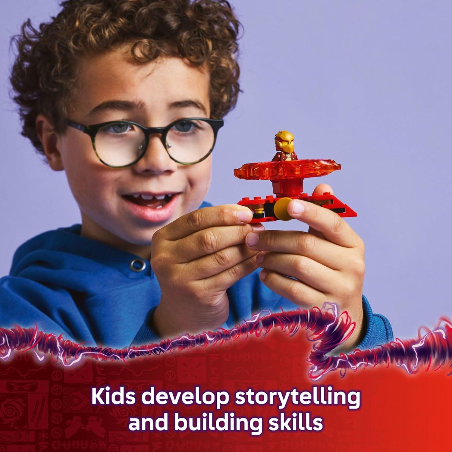 LEGO NINJAGO Spinner Dragón de Kai - Juguete 2 Minifiguras