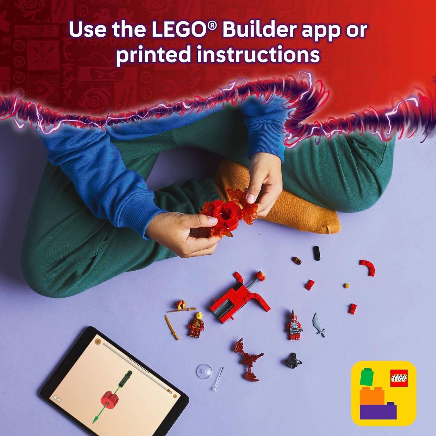 LEGO NINJAGO Spinner Dragón de Kai - Juguete 2 Minifiguras