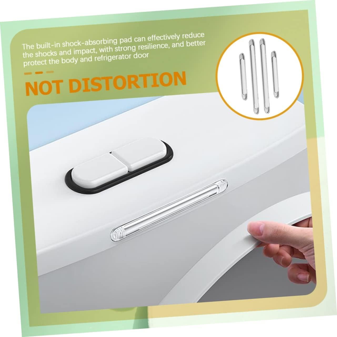 Tiras de Protector de Parachoques FUNOMOCYA 4 Piezas Silicona