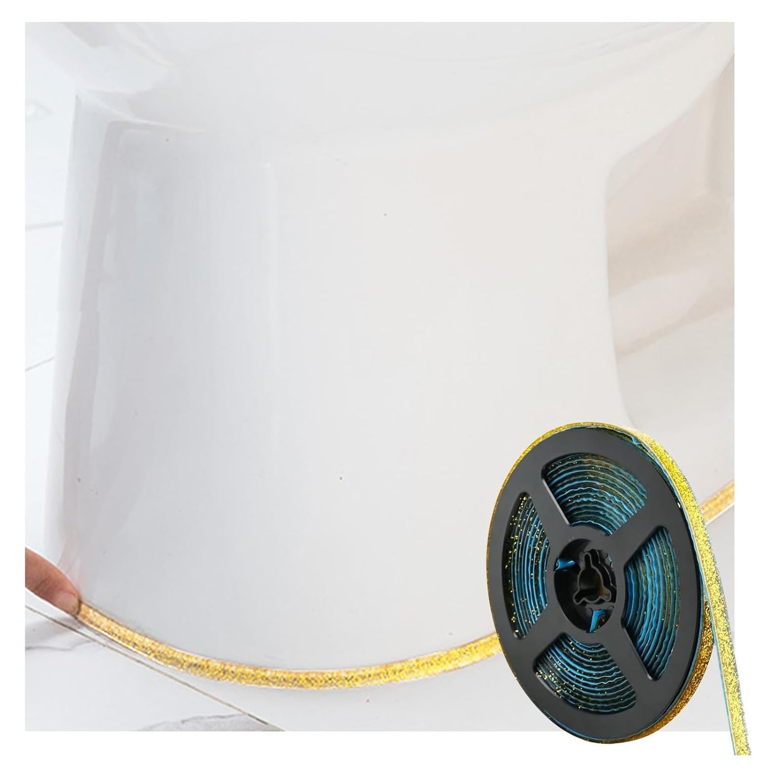 Moldura de Techo Autoadhesiva Dorada WSIWZAI 12.5x12.5cm