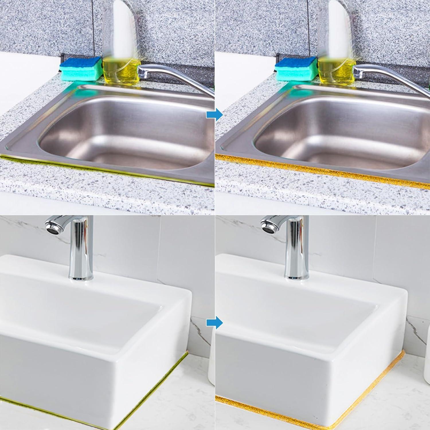 Moldura de Techo Autoadhesiva Dorada WSIWZAI 12.5x12.5cm