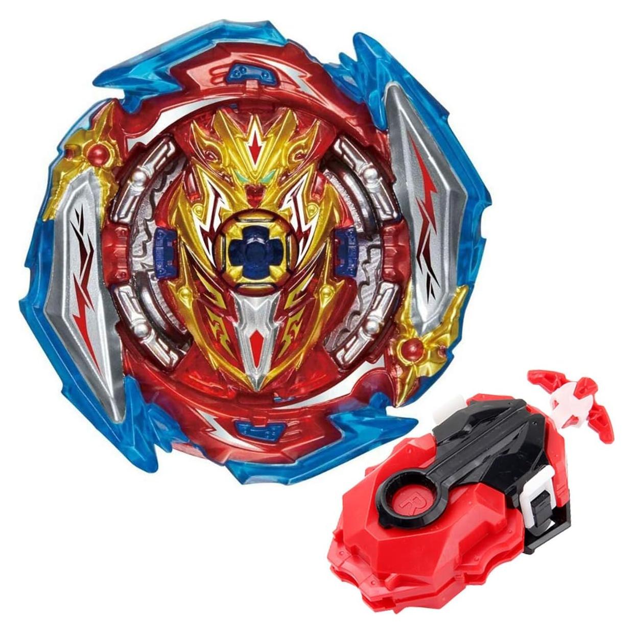 Conjunto Lanzador de Cuerda Bey Burst Konikiwa B-173 - Rojo