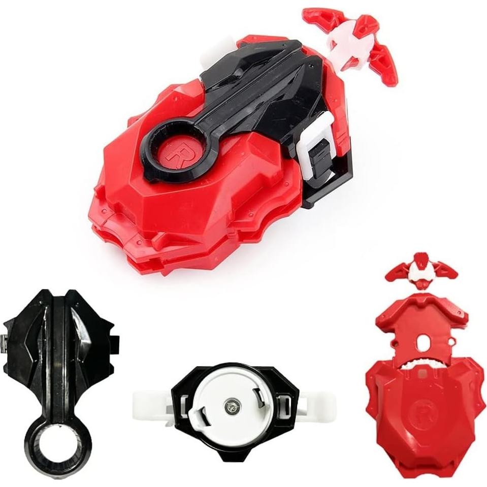 Conjunto Lanzador de Cuerda Bey Burst Konikiwa B-173 - Rojo