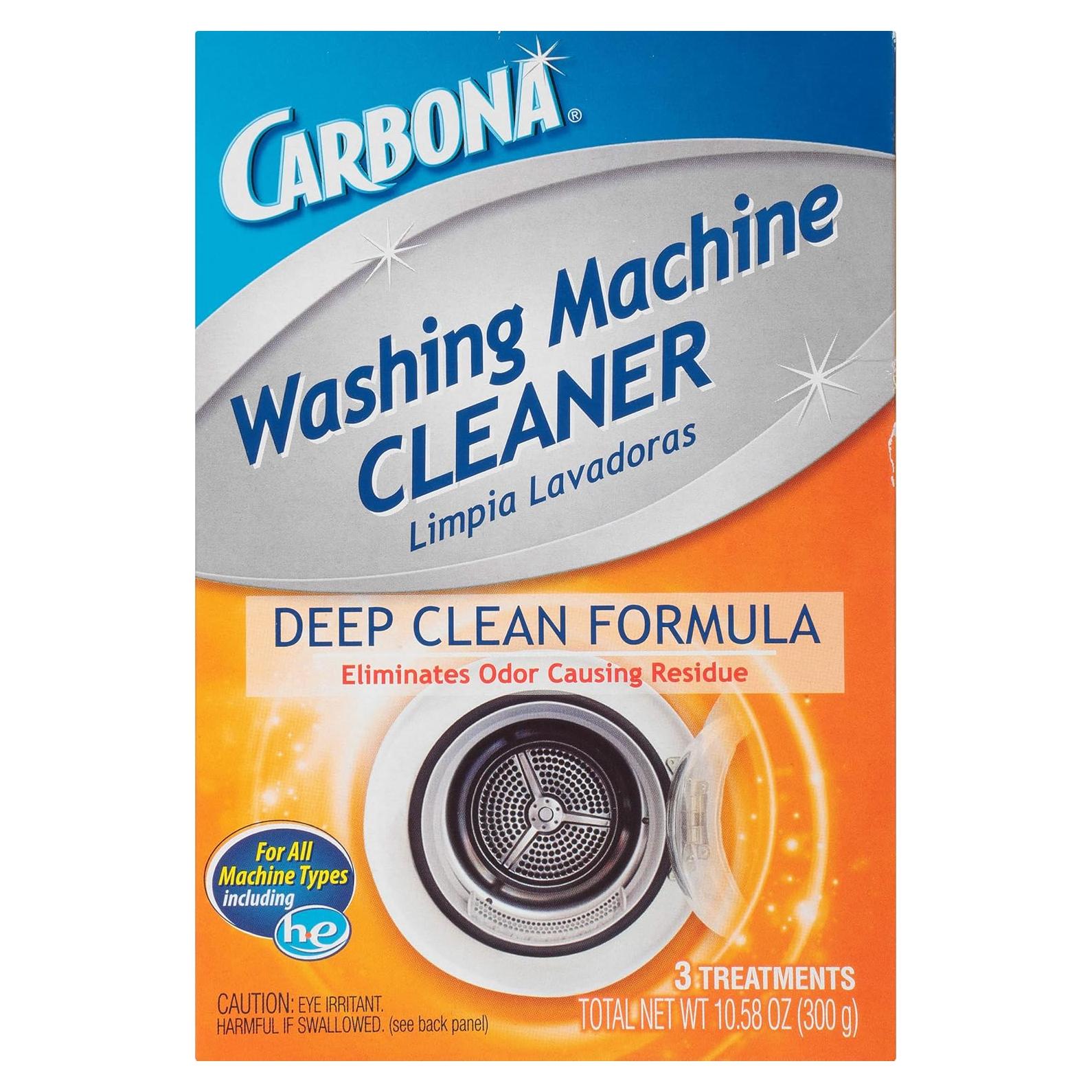 Limpiador de Lavadora Carbona 299g | Elimina Olores y Residuos