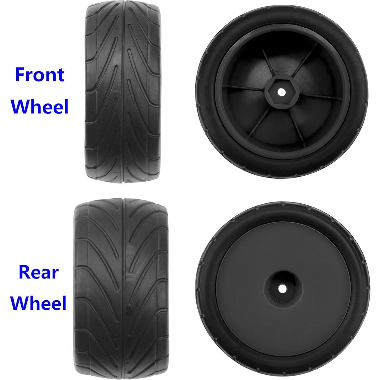 Paquete de 4 llantas de goma ShareGoo 85mm para buggy 1/10