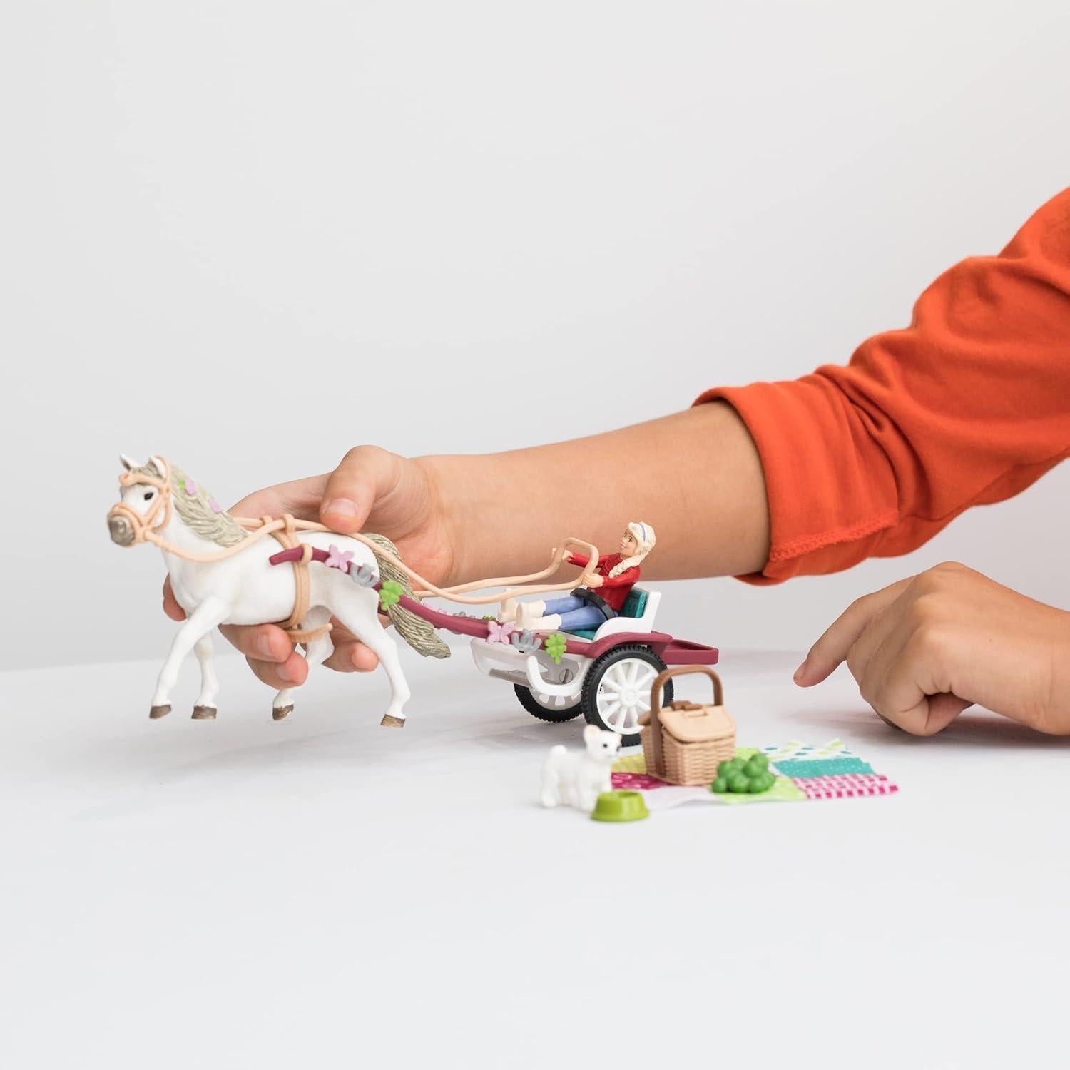 Set de Juego Schleich Paseo en Carroza con Picnic 38 Pzs