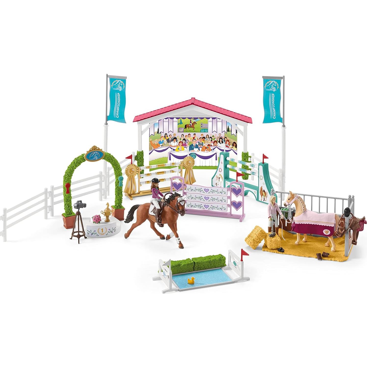 Juego Schleich Club de Caballos 36 Piezas para Niños 5-12 Años