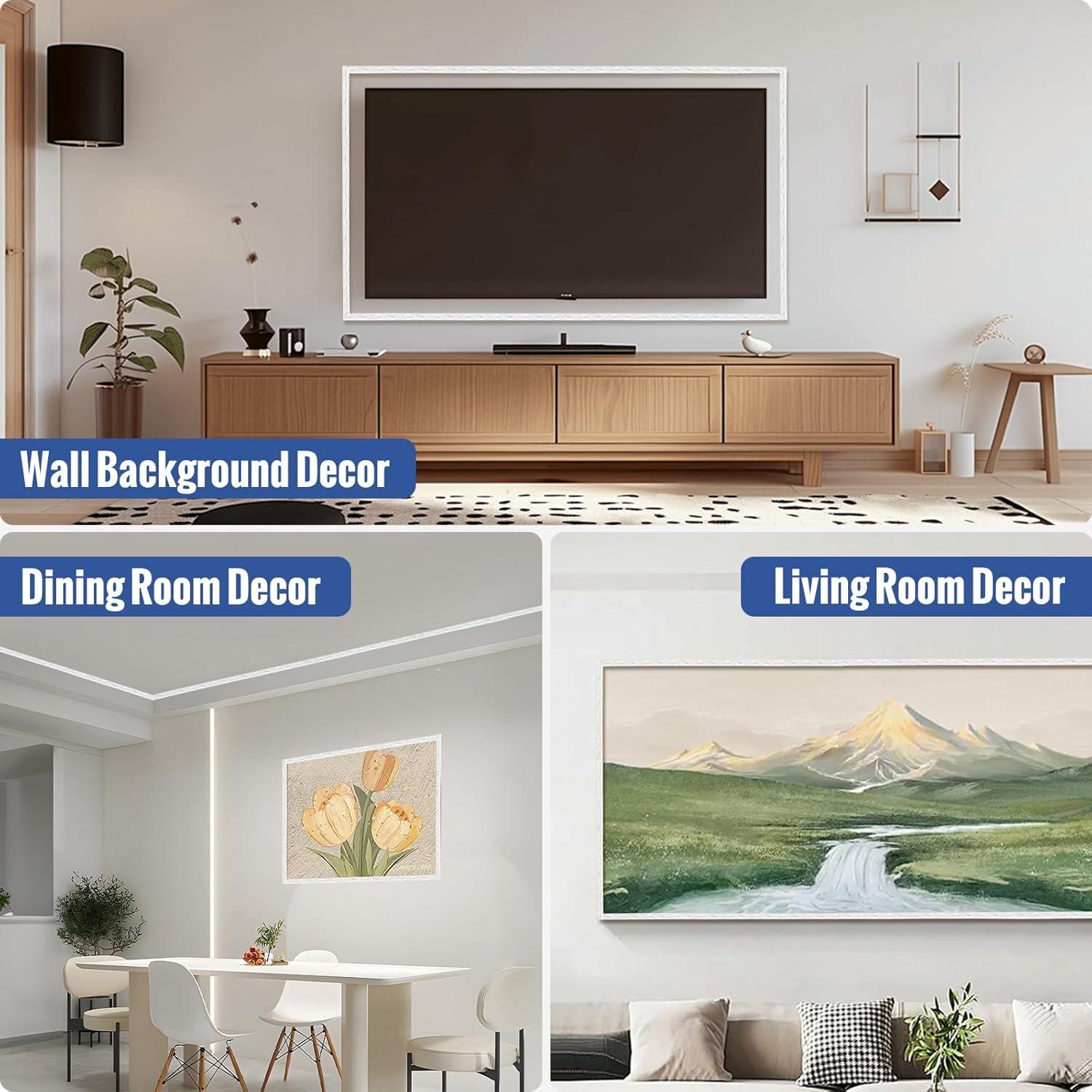 Moldura de Corona Autoadhesiva KIJOU Blanca 4 Rollos 20.1m