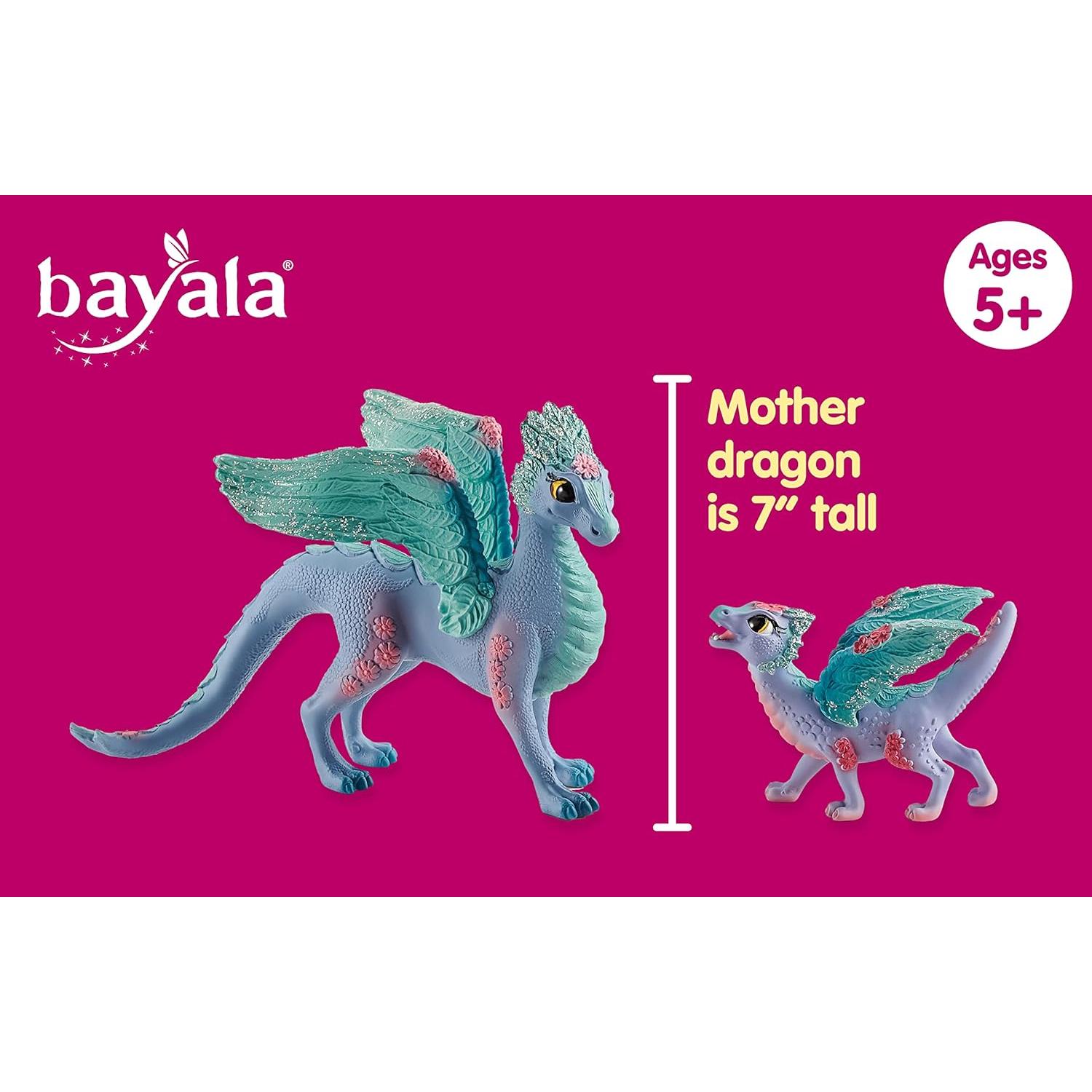 Schleich Dragón de Flor y Bebé - Set de 2 Figuras 70592