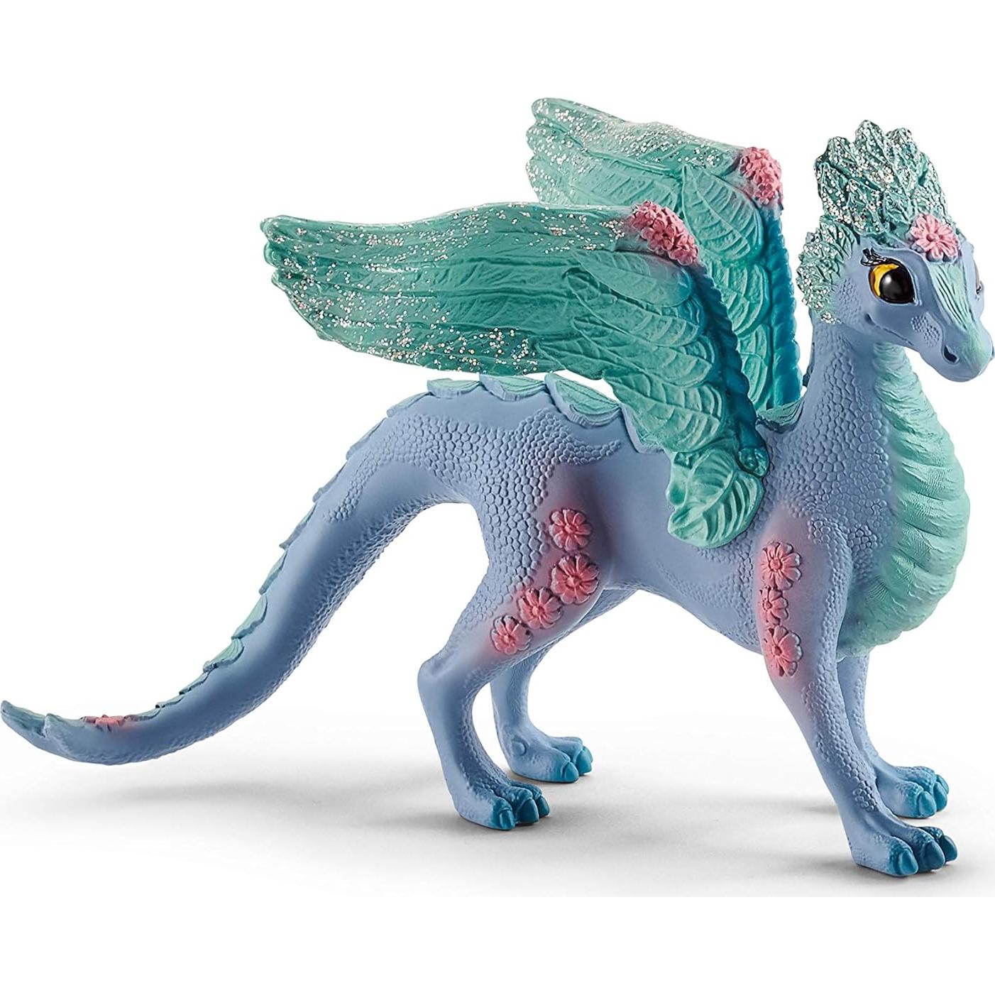 Schleich Dragón de Flor y Bebé - Set de 2 Figuras 70592