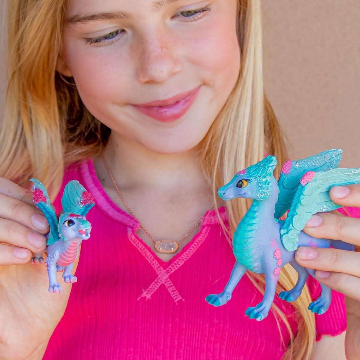 Schleich Dragón de Flor y Bebé - Set de 2 Figuras 70592