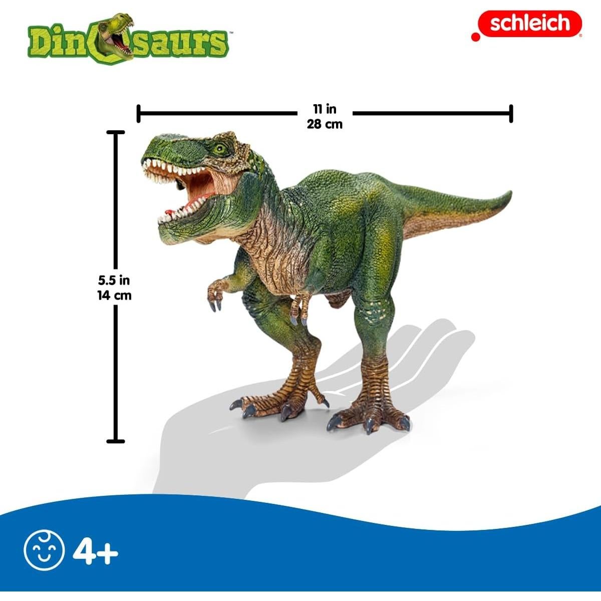 Figura de T-Rex Schleich 27.94 cm con Mandíbula Móvil