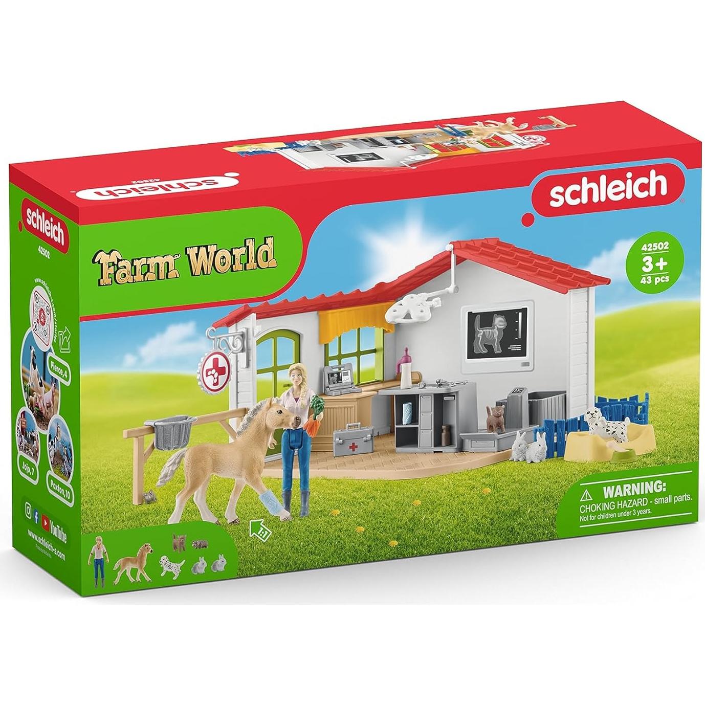 Schleich Veterinario - Set de 43 Piezas para Niños