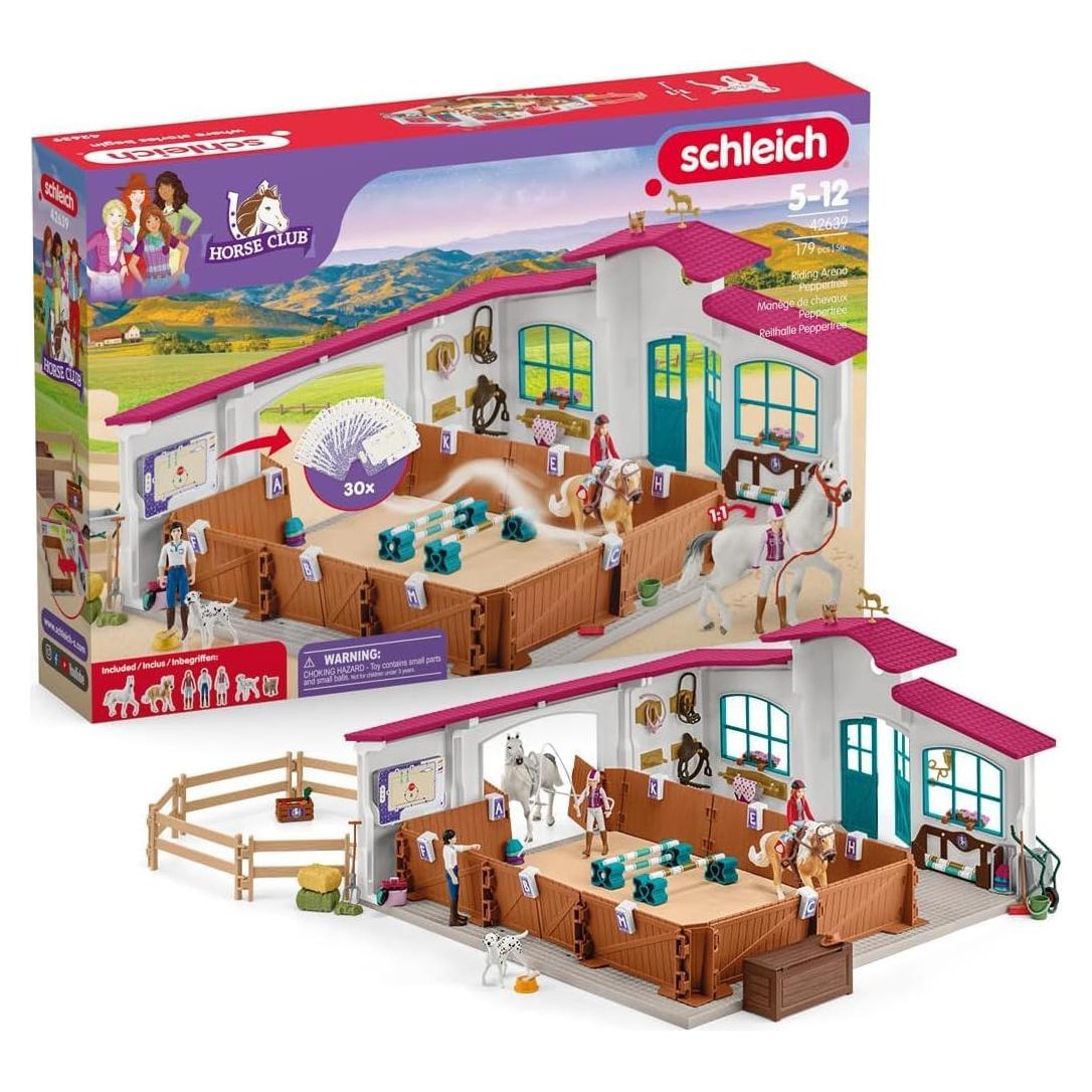 Set de Juego Caballos Schleich Arena Peppertree 179 Piezas