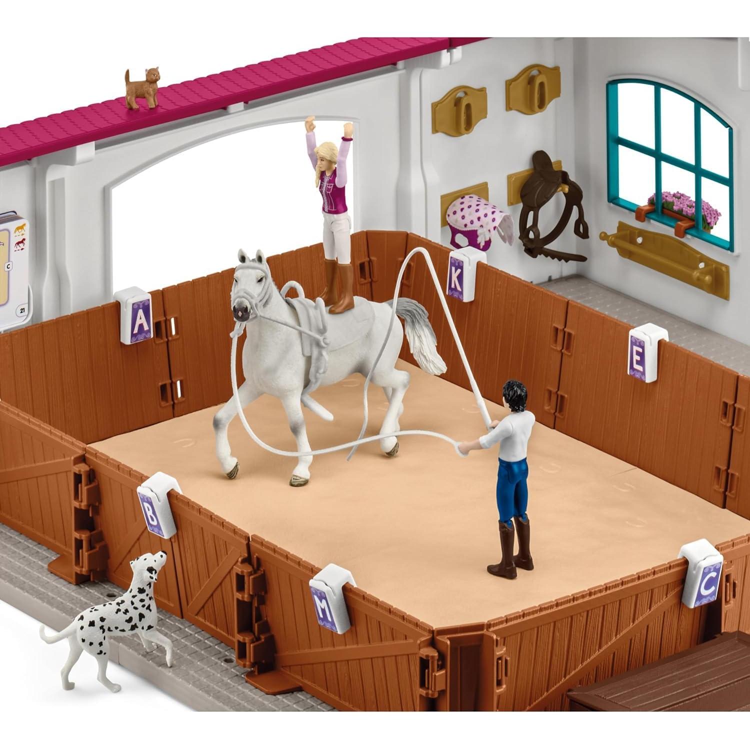Set de Juego Caballos Schleich Arena Peppertree 179 Piezas