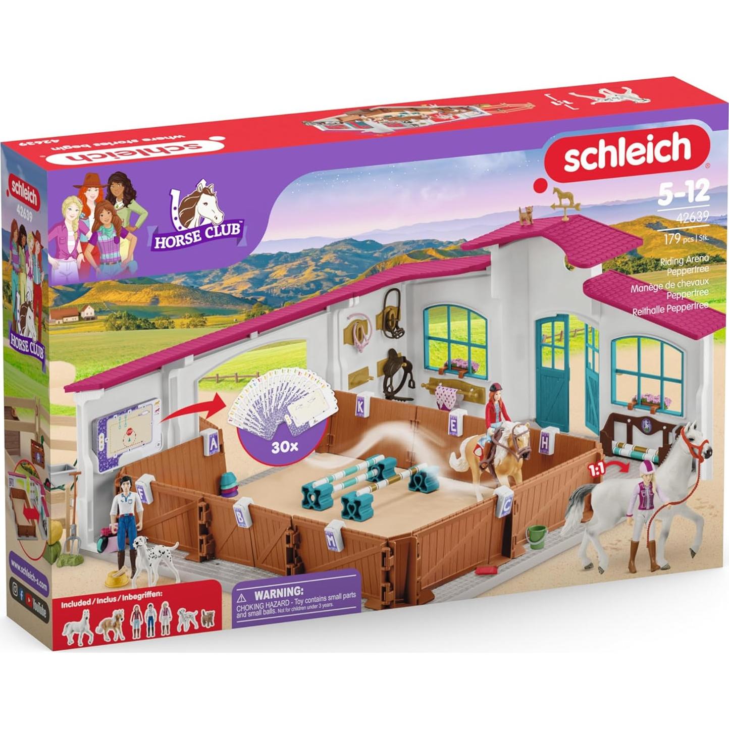 Set de Juego Caballos Schleich Arena Peppertree 179 Piezas