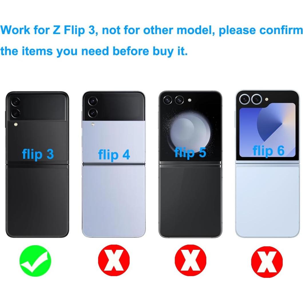 Reemplazo Lente de Cámara Samsung Galaxy Z Flip 3 - 2 Piezas