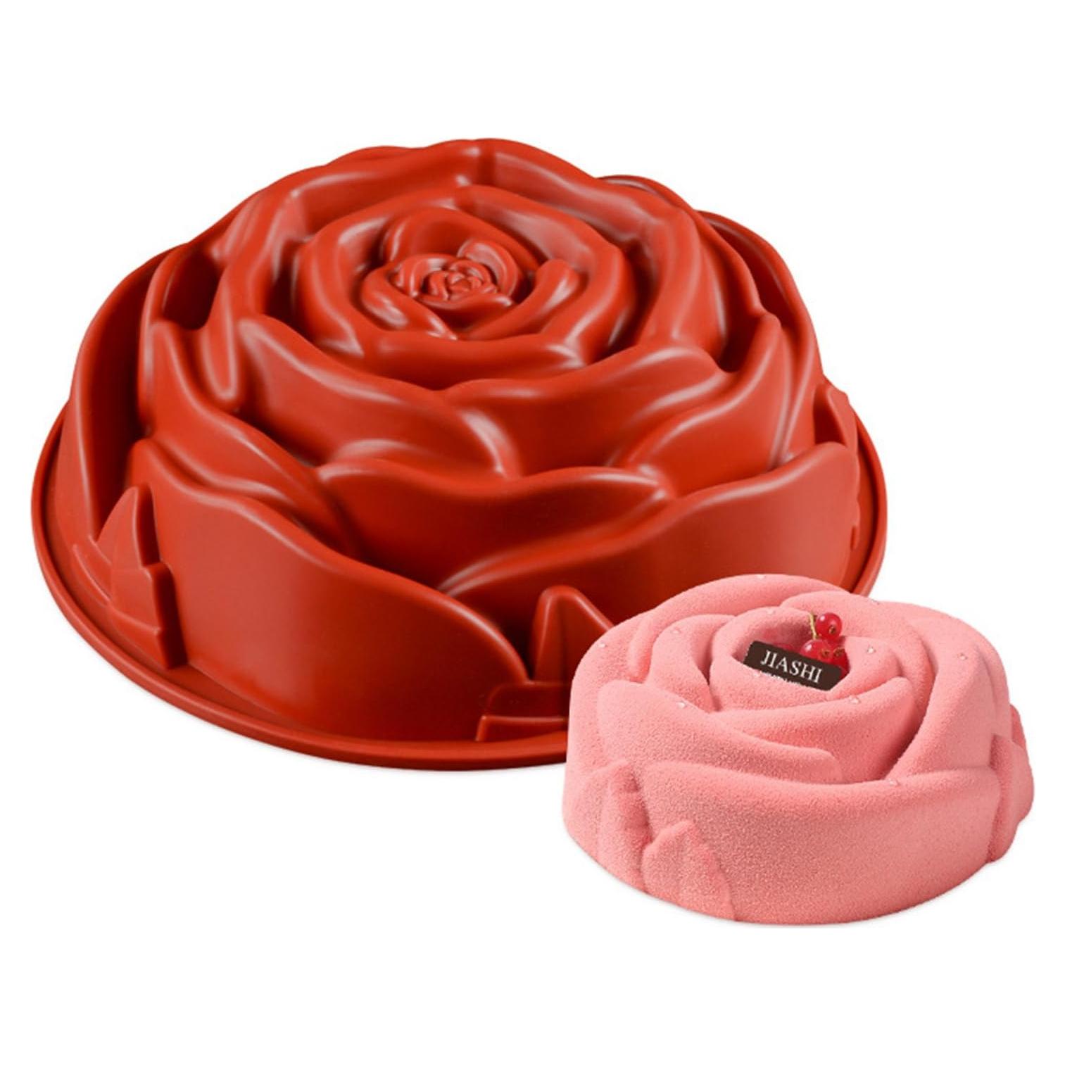 Molde de Silicona FantasyDay Rosa Grande 23.6 cm Antiadherente