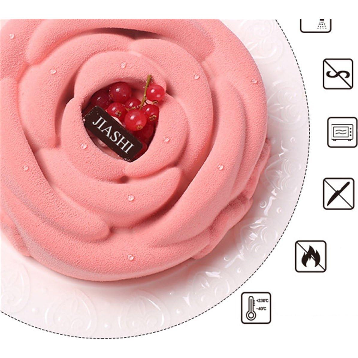 Molde de Silicona FantasyDay Rosa Grande 23.6 cm para Pasteles