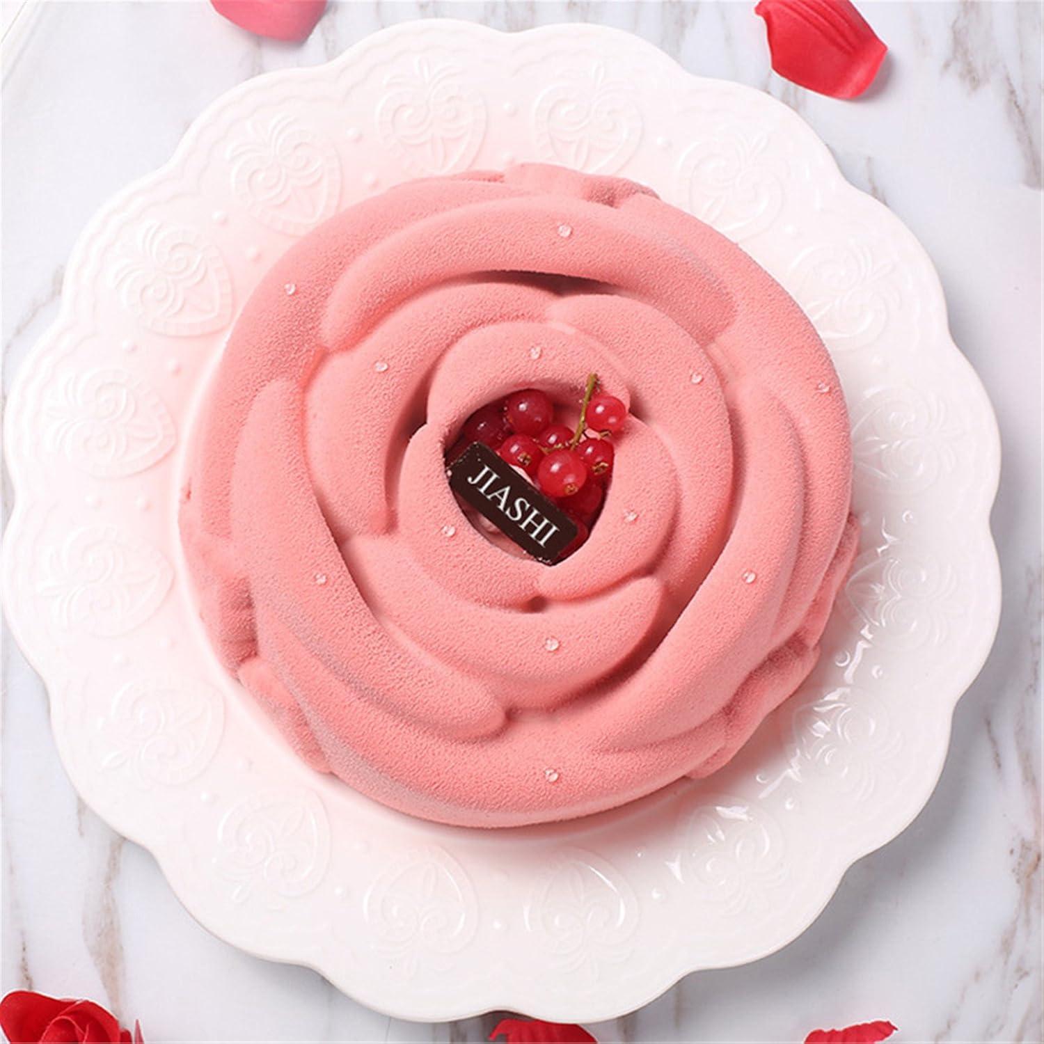 Molde de Silicona FantasyDay Rosa Grande 23.6 cm para Pasteles