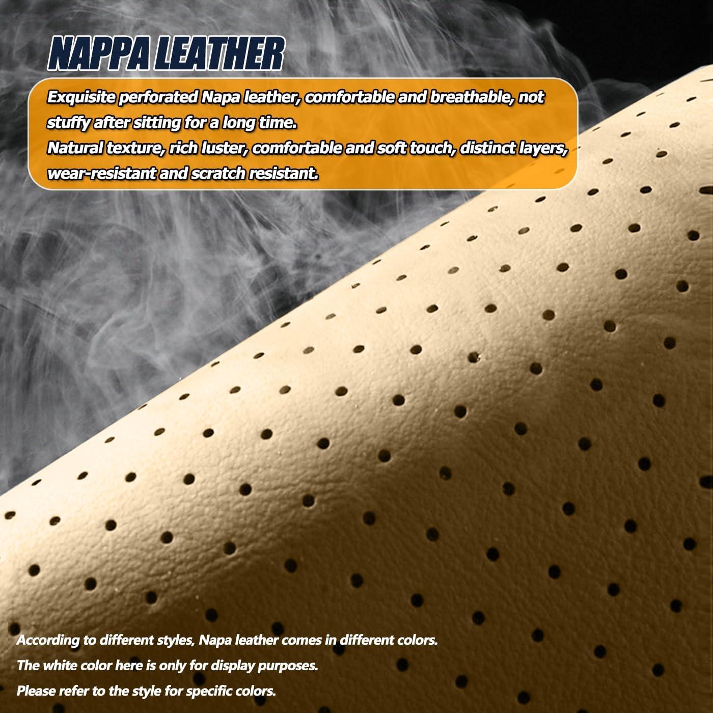 Cubiertas de Asientos de Coche QUYDDC 3D Beige Universal