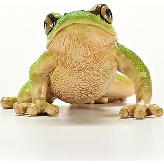 Wild Life - 3" European Tree Frog Toy Figurine. Realistic Hand-Painted Animal Toys for Boys and Girls. Durable Educational Wolf Figure for Imaginative Play. Kids and Toddlers Ages 3+ 14882