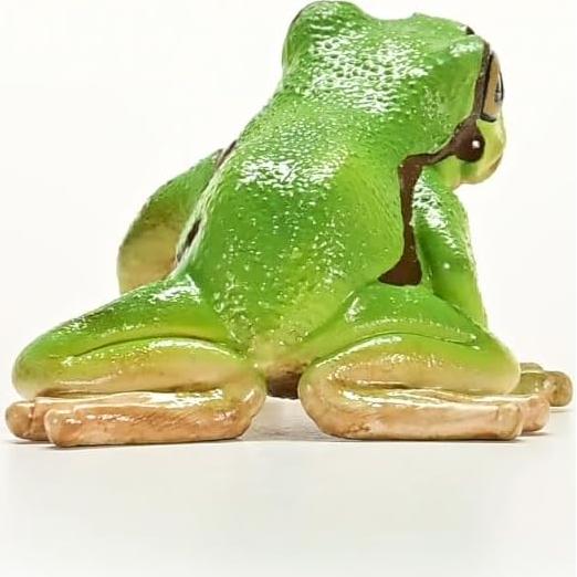 Wild Life - 3" European Tree Frog Toy Figurine. Realistic Hand-Painted Animal Toys for Boys and Girls. Durable Educational Wolf Figure for Imaginative Play. Kids and Toddlers Ages 3+ 14882