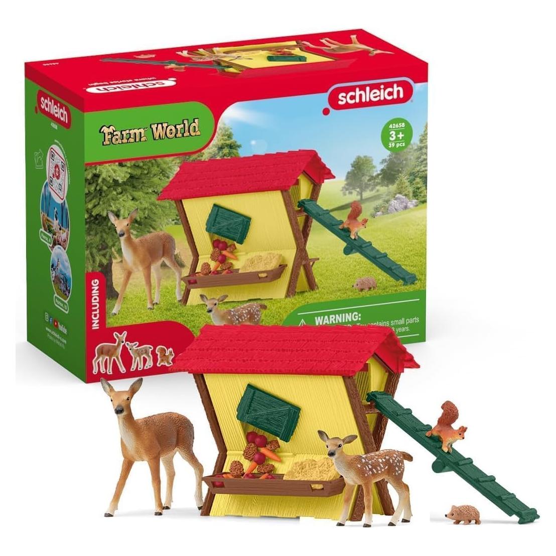 Schleich Farm World - Set 39 Piezas Animales Bosque