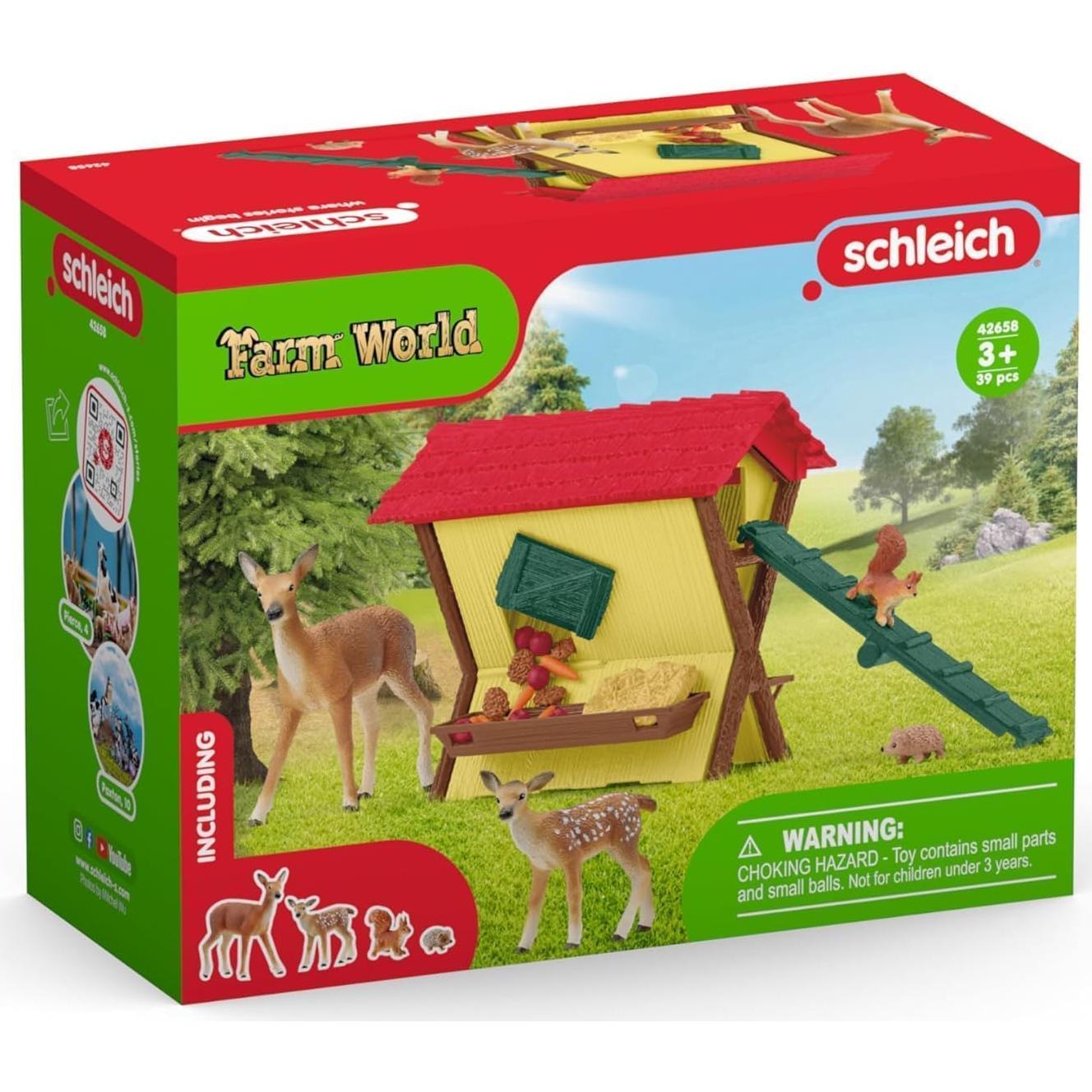 Schleich Farm World - Set 39 Piezas Animales Bosque