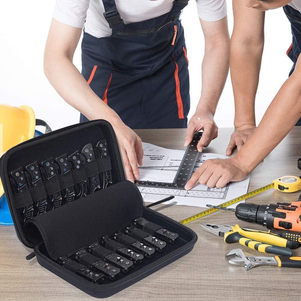 Estuche para Cuchillos de Bolsillo HERSENT 14 Ranuras Negro