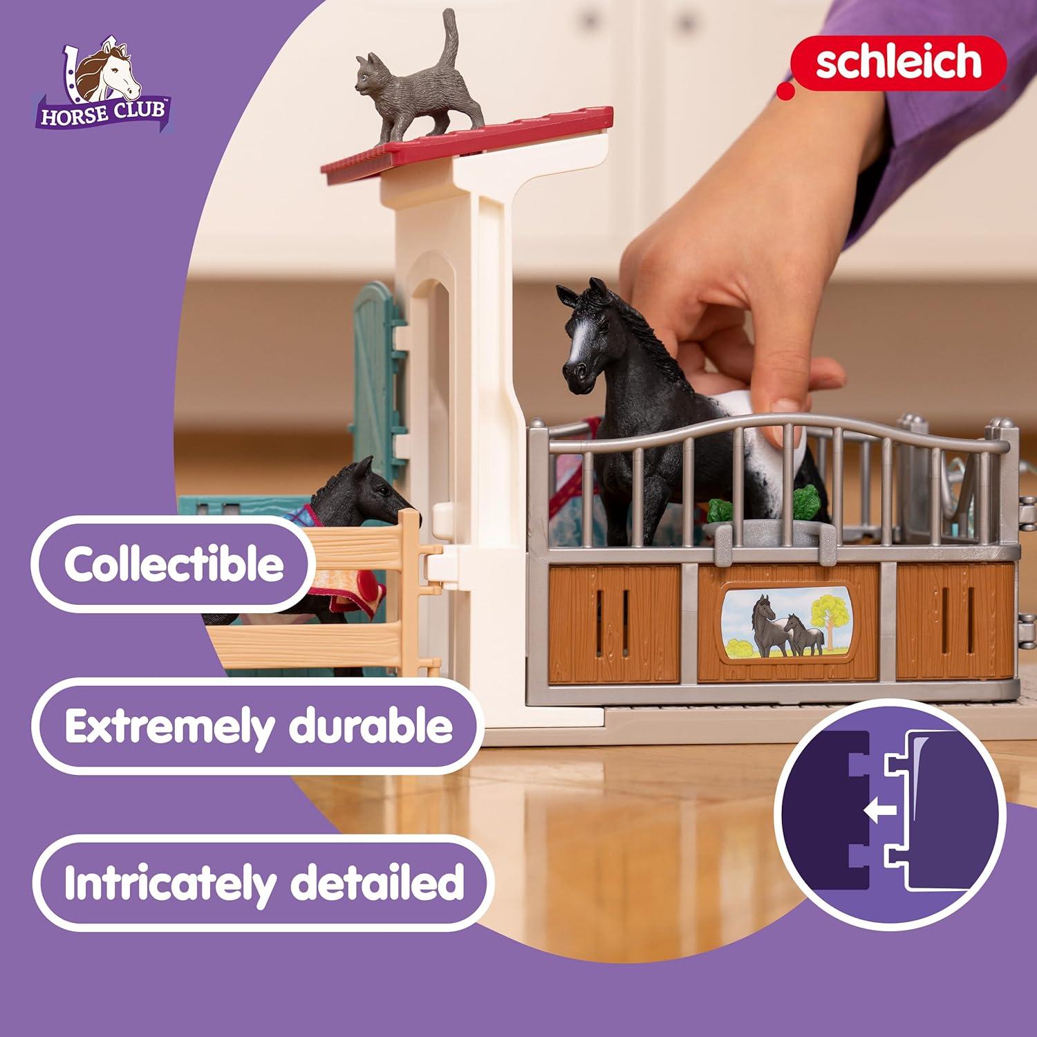 Juego de Establo Schleich 34 Piezas con Yegua y Potro