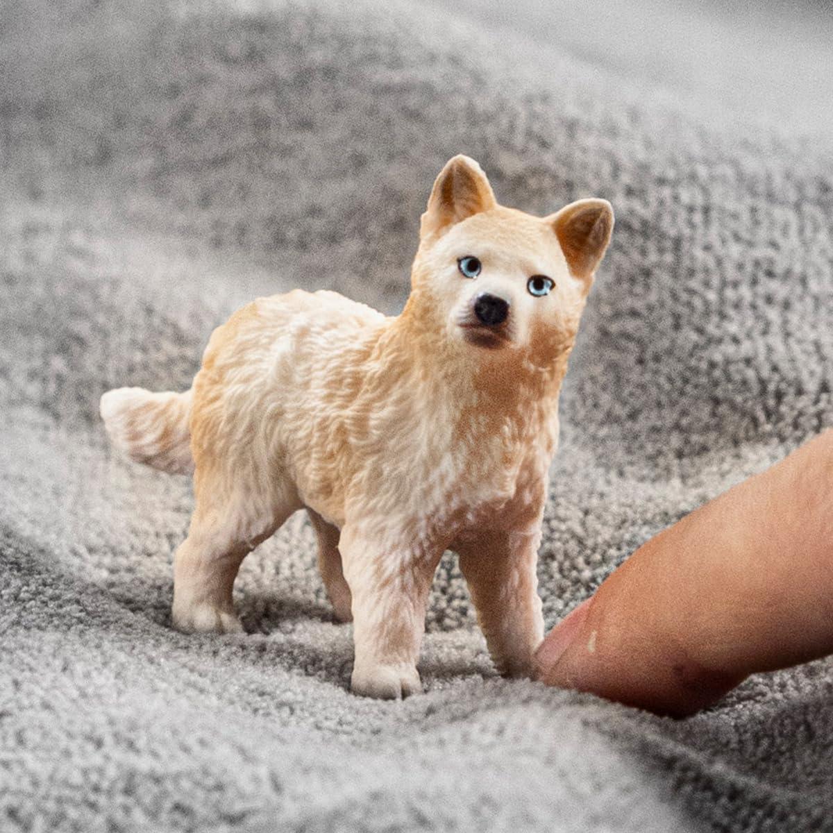 Figurina Cachorro de Lobo Ártico Schleich 14881 - Juguete Realista