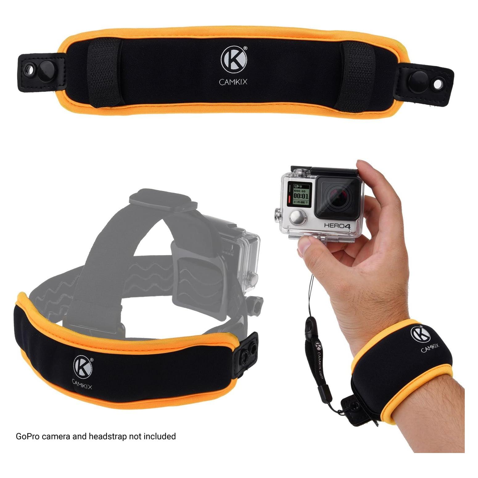Correa Flotante 2en1 CamKix para Muñeca y Cabeza GoPro