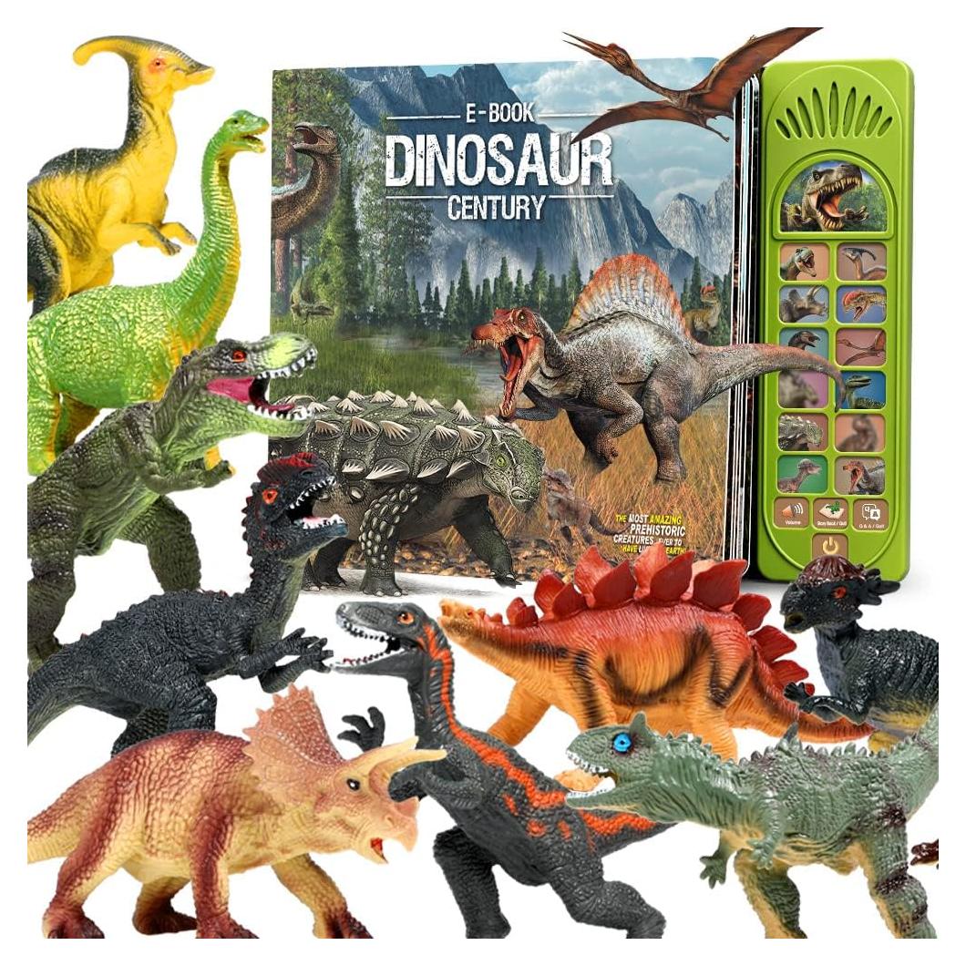 Juguetes de Dinosaurios FRUSE - 12 Figuras Interactivas