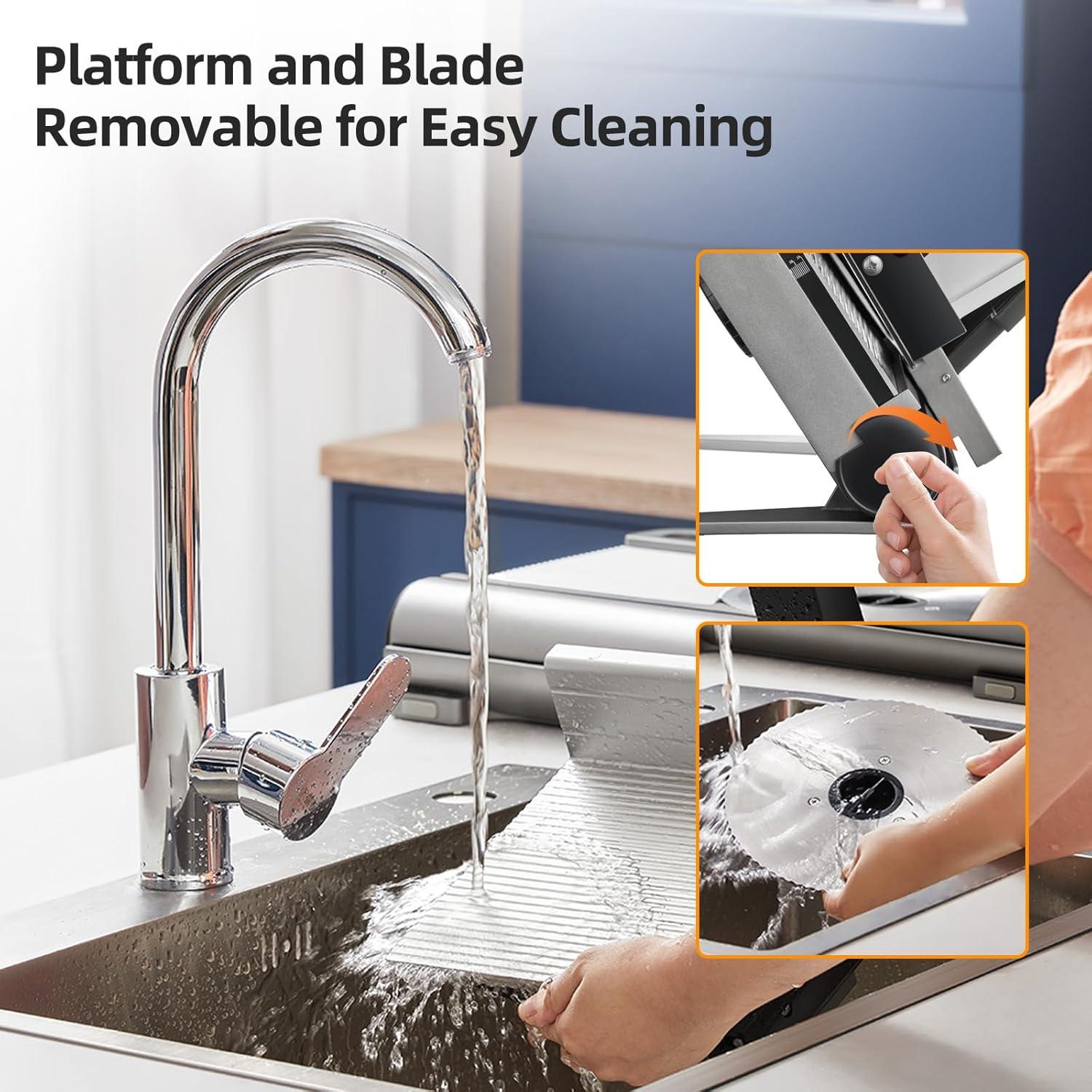 Cortadora de Carne Eléctrica TERUISI 200W Plegable 19cm