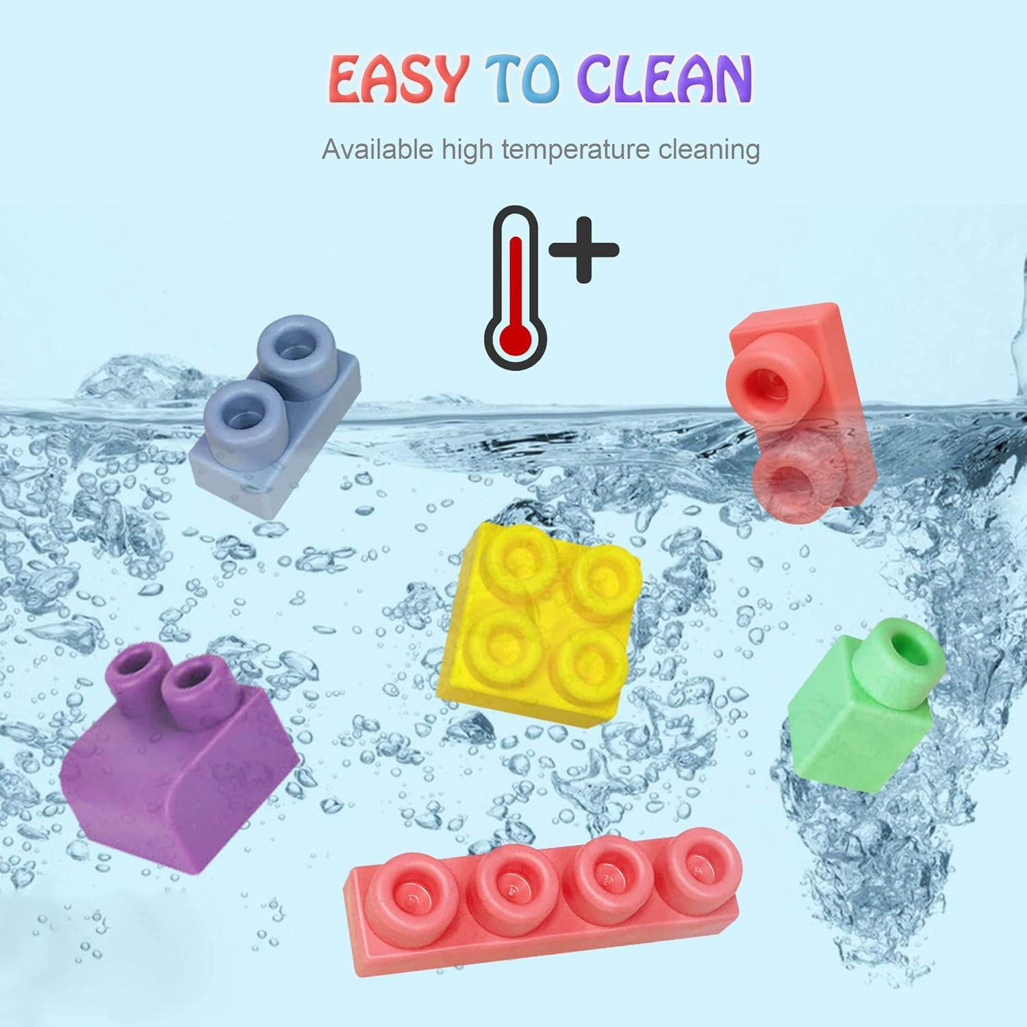 Bloques de Construcción Suaves ROHSCE 20 PCS para Bebés 6 Meses+