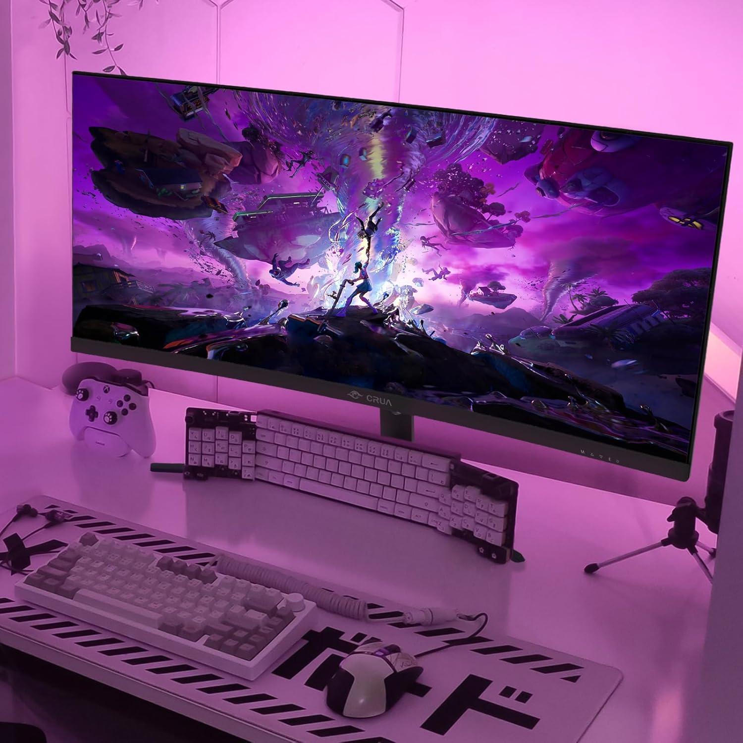 Monitor Curvo CRUA 30" 165Hz/200Hz VA 2560x1080p Negro