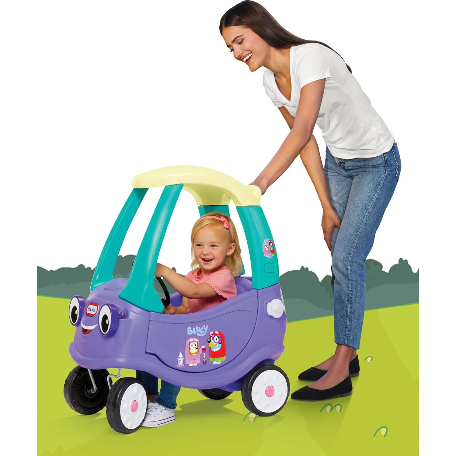 Coupé Little Tikes Bluey con Accesorios para Niños 1.5-5 Años