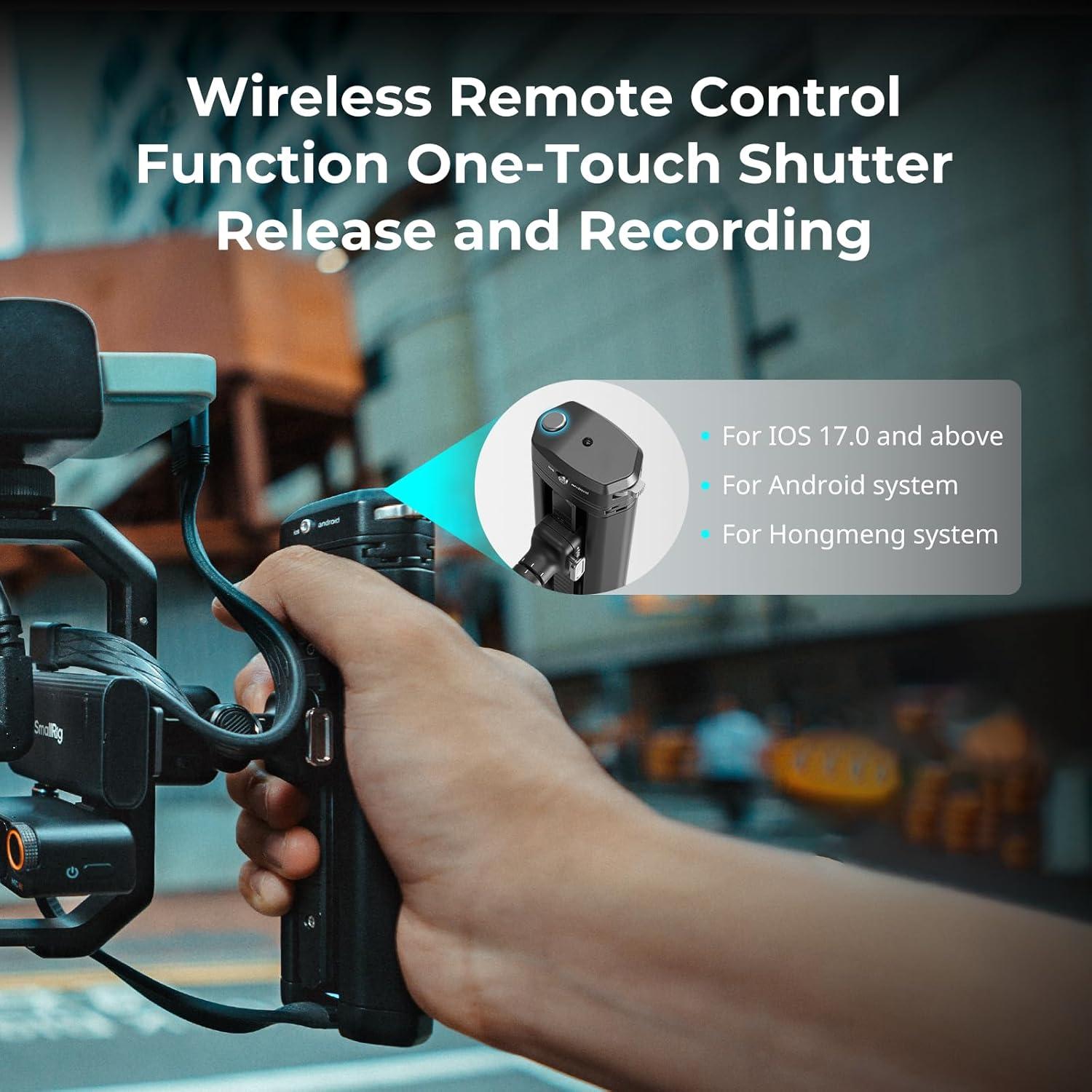 Mango Lateral SmallRig 4841 con Control Inalámbrico y Caja SSD M.2