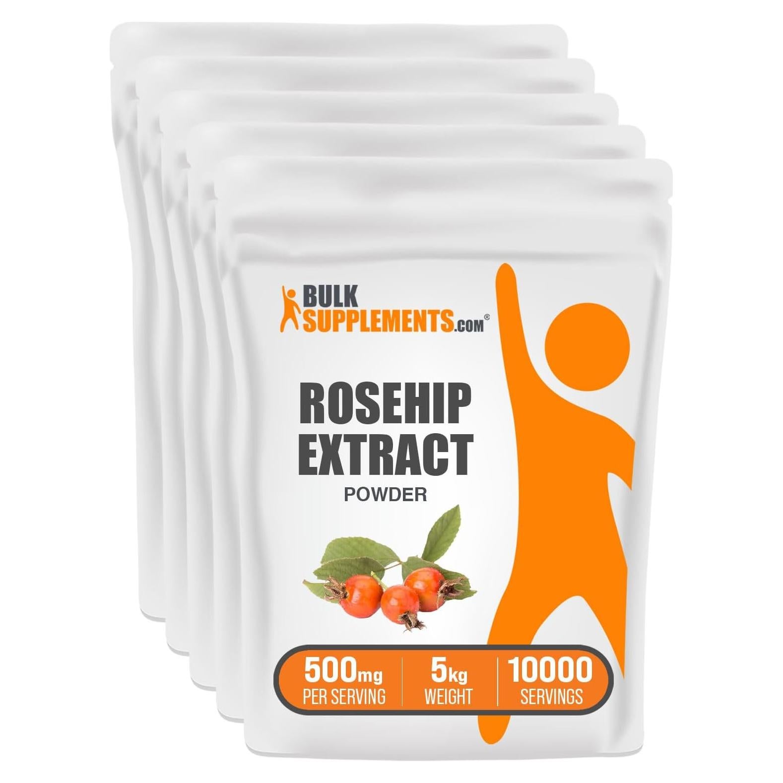 Extracto de Rosa Mosqueta Orgánico en Polvo BulkSupplements 500g