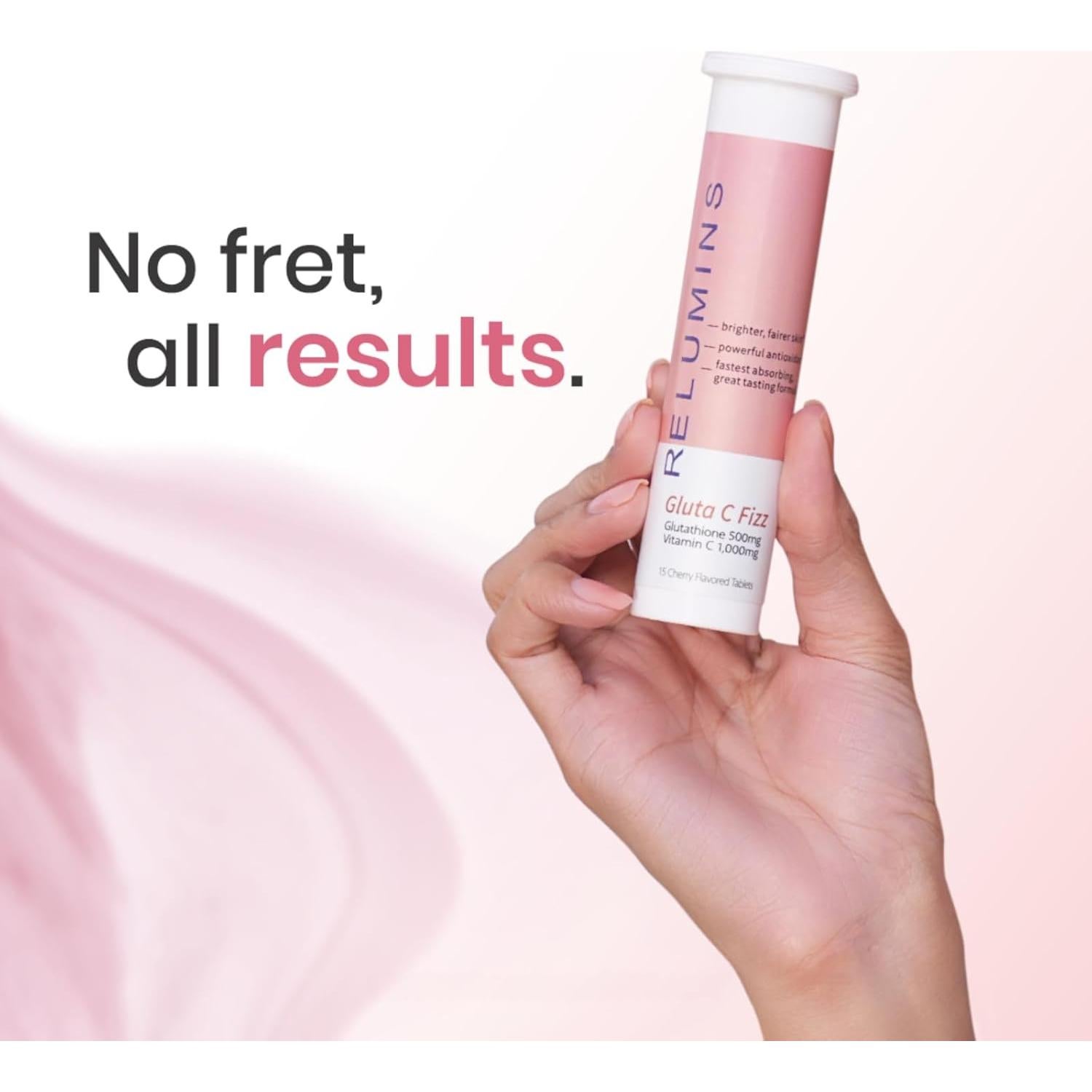 Tabletas efervescentes Relumins Gluta C Fizz - 15 unidades