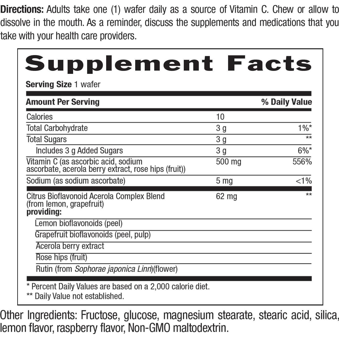 Galletas Masticables de Vitamina C Acerola Country Life 180g