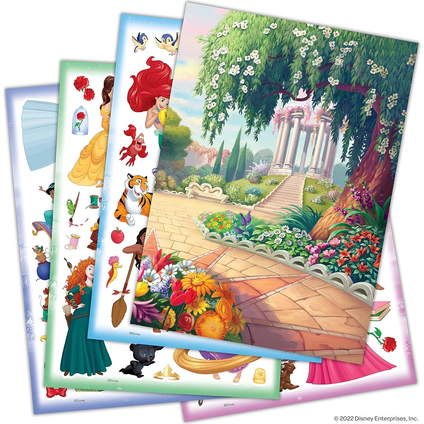 Cuaderno de Actividades Disney Princess con 80 Stickers