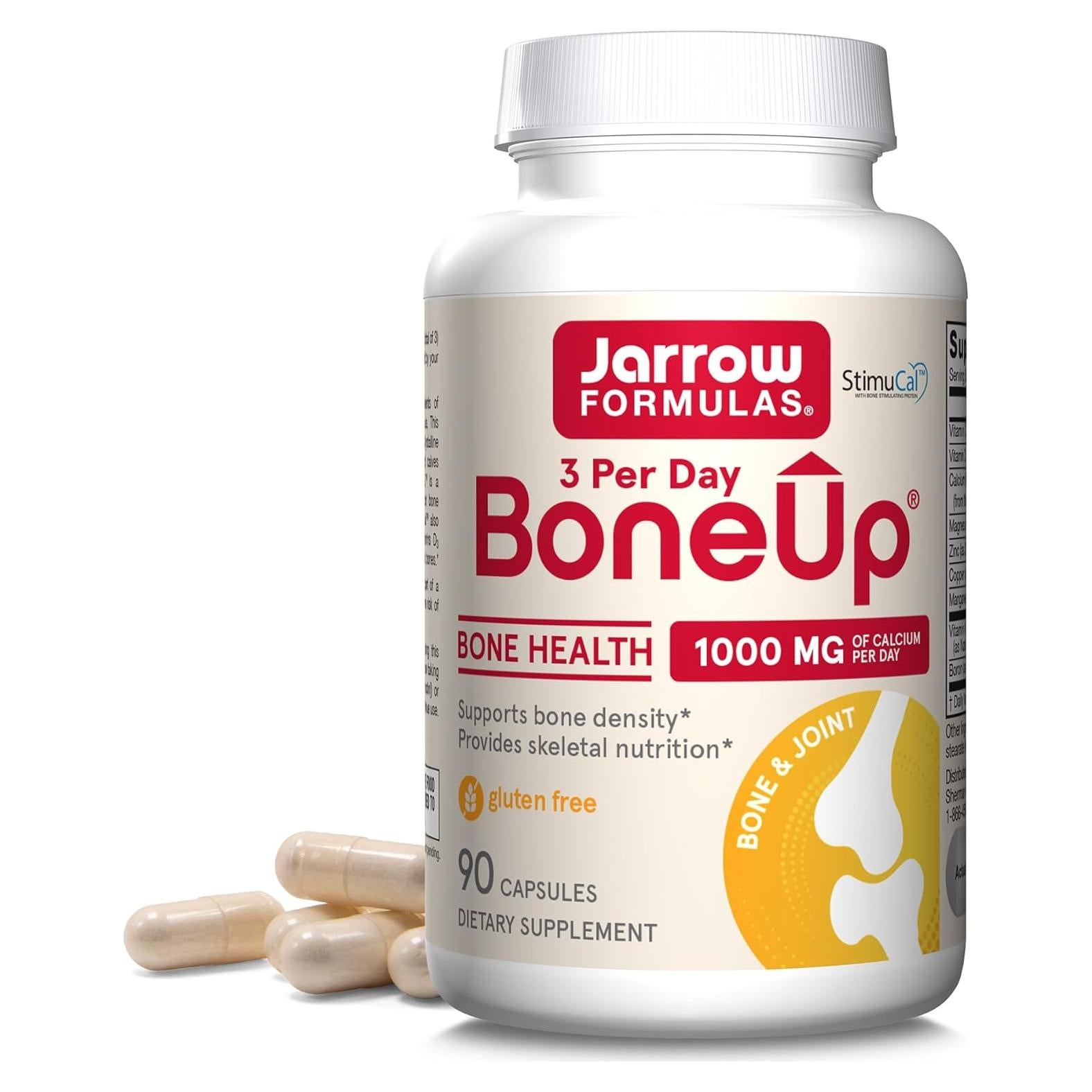 Suplemento Jarrow Formulas BoneUp 90 Cápsulas para Densidad Ósea