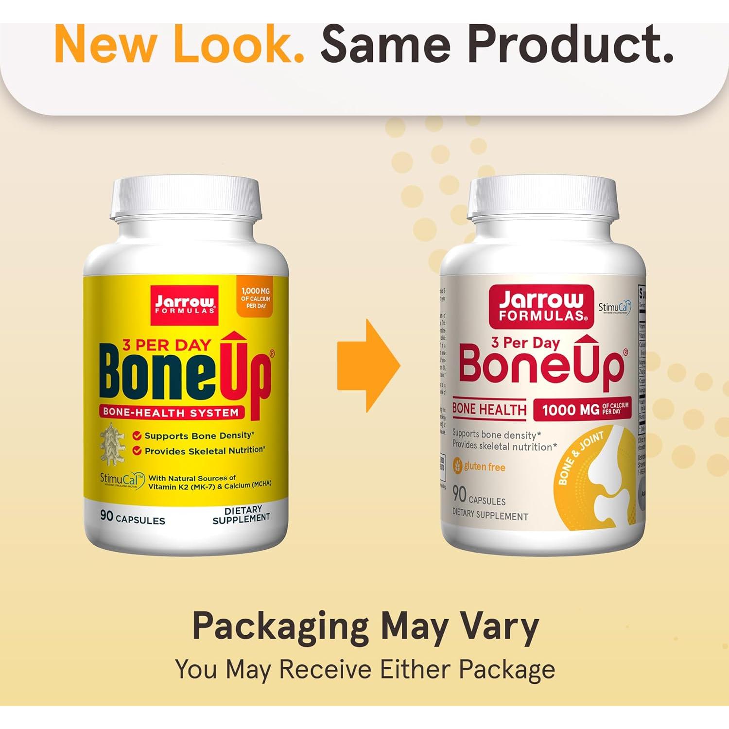 Suplemento Jarrow Formulas BoneUp 90 Cápsulas para Densidad Ósea