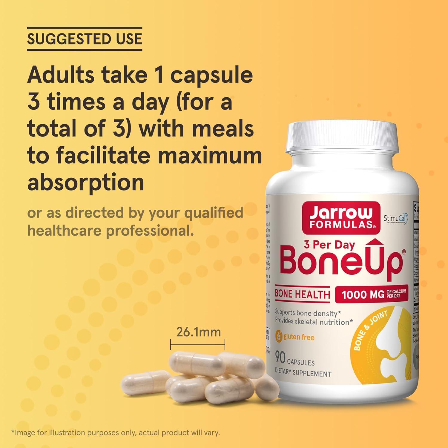 Suplemento Jarrow Formulas BoneUp 90 Cápsulas para Densidad Ósea