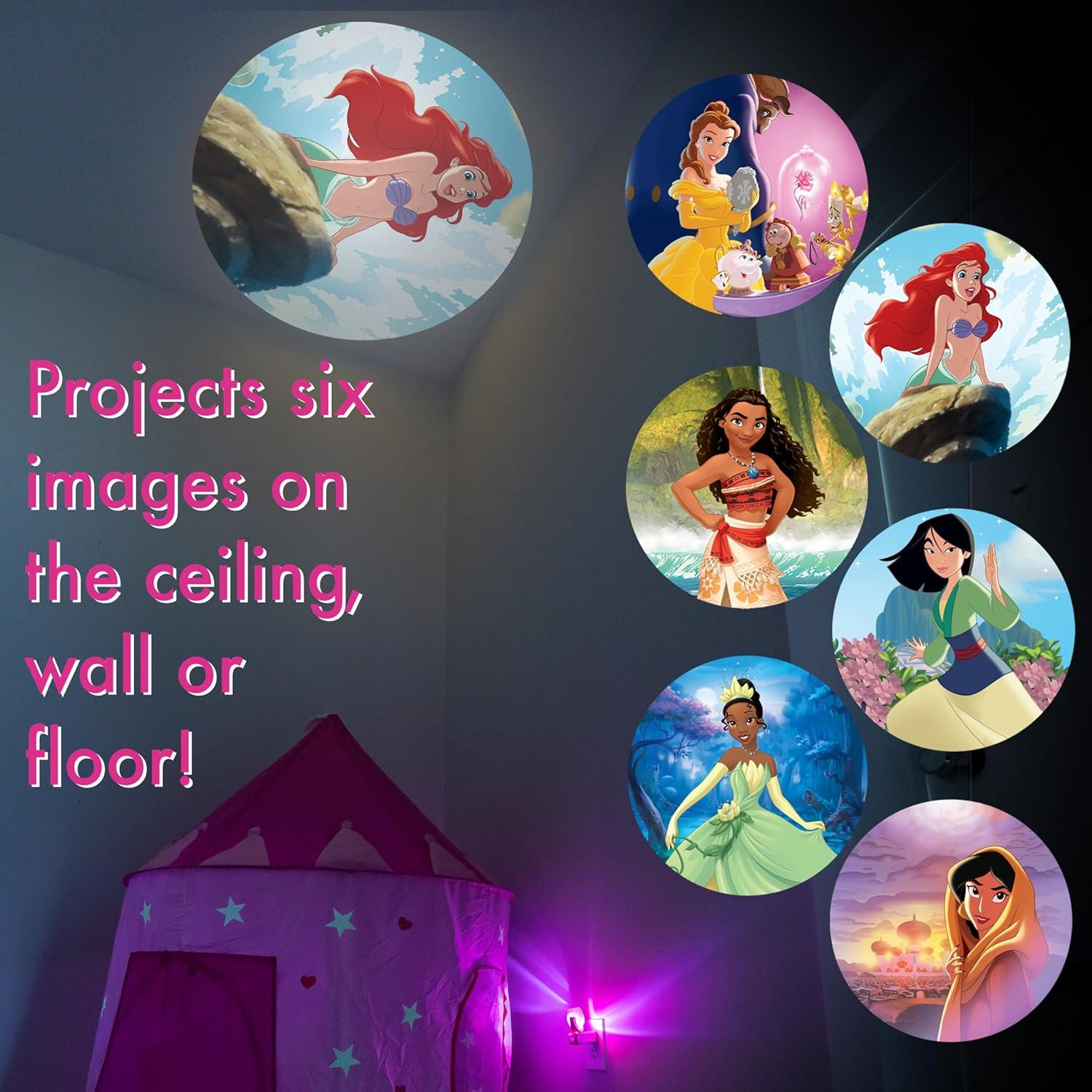 Luz Nocturna LED Disney Princess Projectables Rosa 11738
