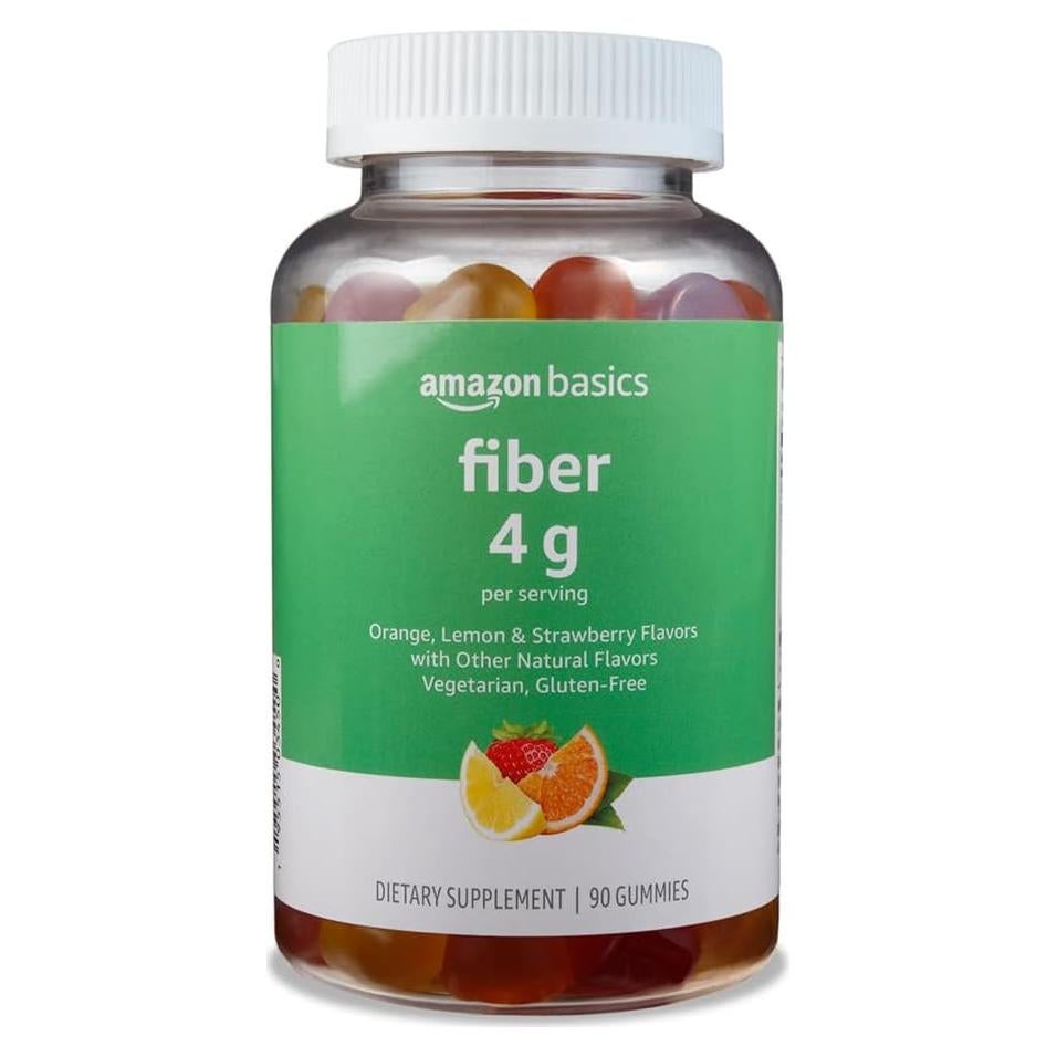 Gomitas de fibra Amazon Basics 90 unidades sabores mixtos