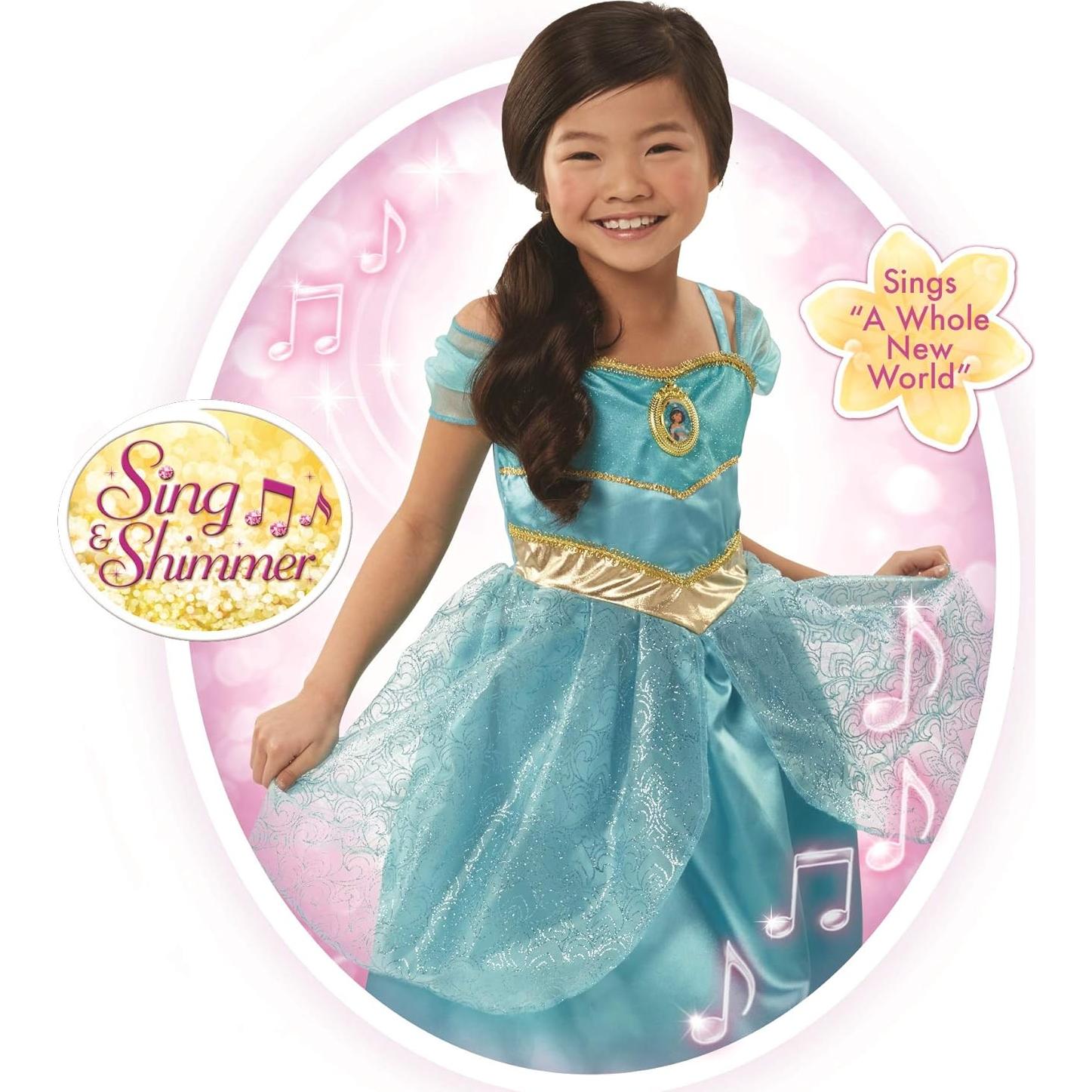 Disfraz Princesa Jasmine Disney Vestido Musical 4-6X