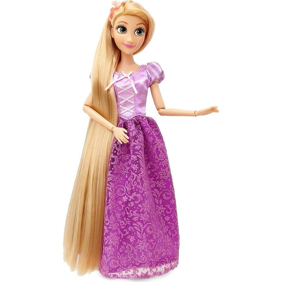 Muñeca Disney Princess Rapunzel 28 cm Posable con Cepillo